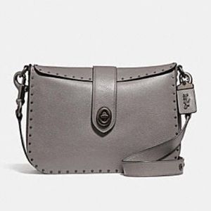 Coach Restored Page 27 With Rivets Handbag Dustbag too